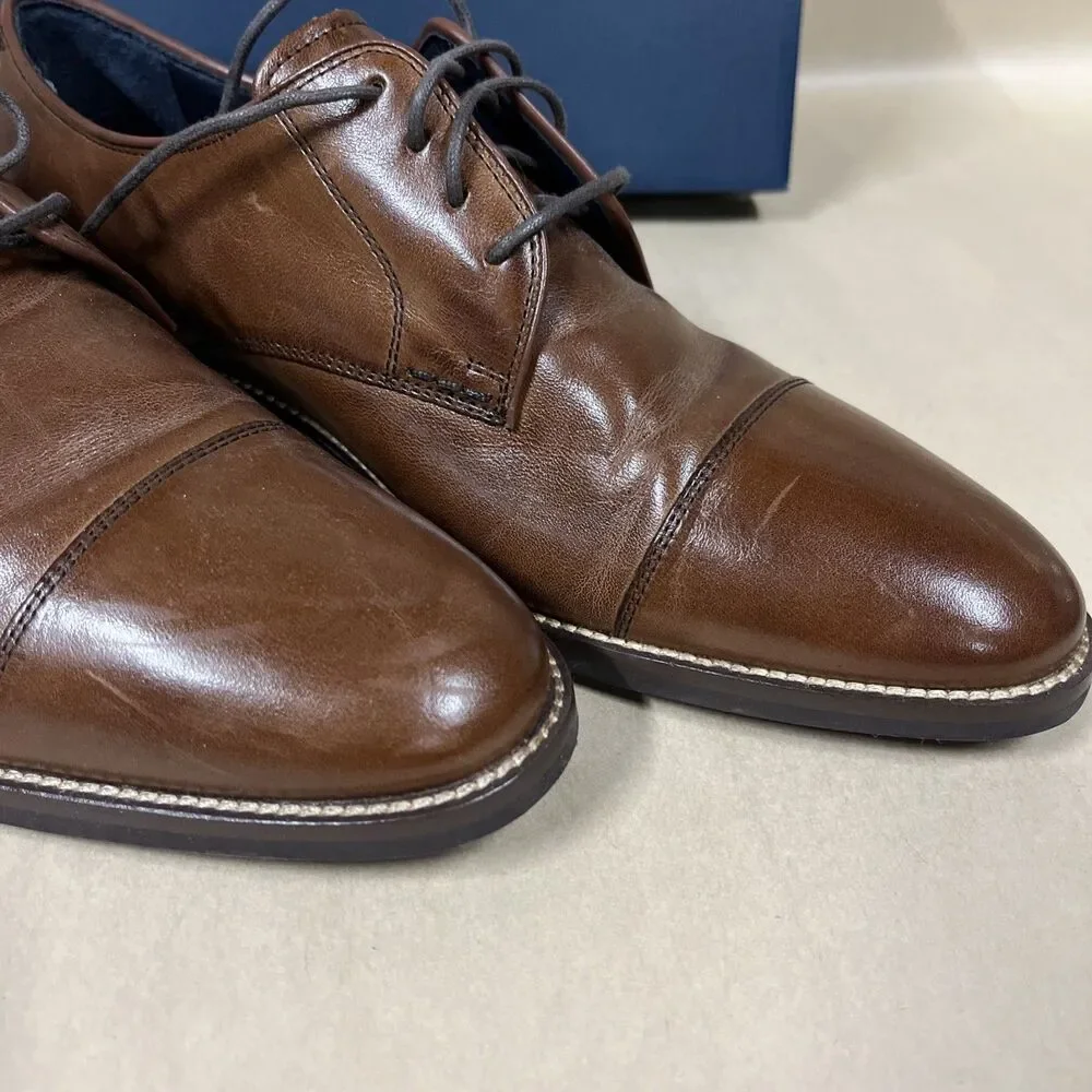 Cole Haan Mens Lenox Hill Split OX C11629 British Tan Derby‎ Dress Shoes Sz 9 M